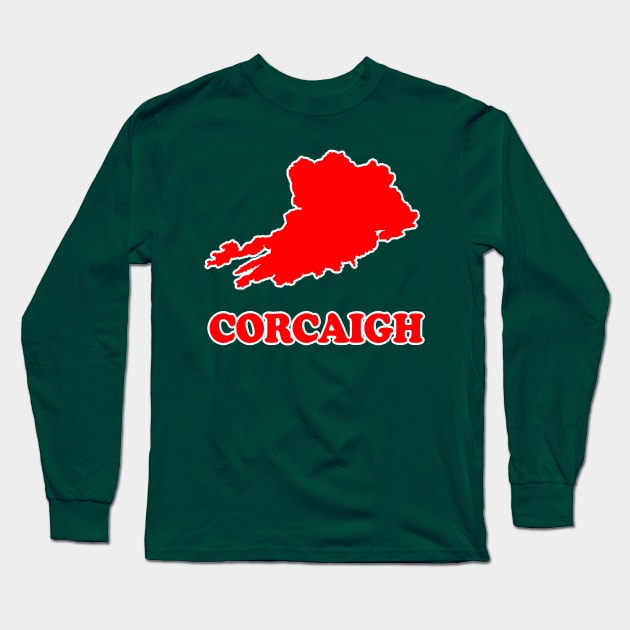 County Cork/Corgaigh Irish Pride Long Sleeve T-Shirt by DankFutura